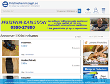 Tablet Screenshot of kristinehamntorget.se